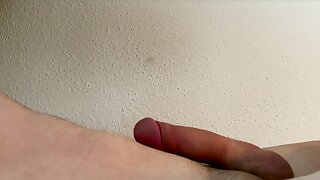 I jerk off my hot meatpipe