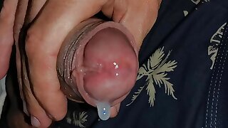 Close up masturbation and big cum shots
