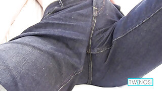 Nasty Skinny Light-haired Angel R Rubs His Firm Cock And Cumshots!