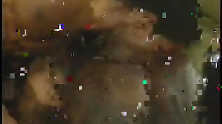 2 dark-hued gay on couch blow jizz-shotgun and hard-core ass penetrate