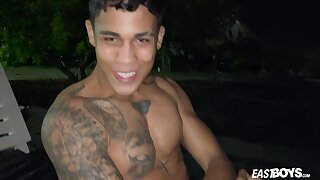 Muscle Latino Stud His Super hot Bod With Lucian Reed