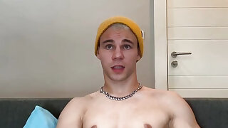 Strenuous Man Milking off