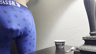 Fingering My Ass Crevice Smearing Yogurt Into My Crevice