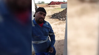 Before Heading Home, the Worker Gets a Quickie at the Construction Site.