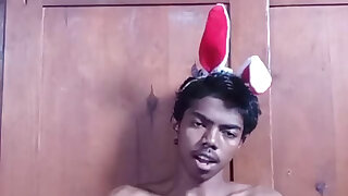 Easter chocolate teen wanking and masturbate off
