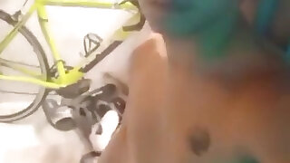 Asian Twink Dude Outdoor Jerking