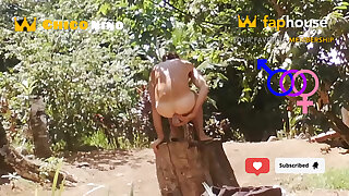 Skinny Youthfull Fellow Humps His Lovely Caboose Outdoor Part 1