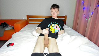 New Guy Smacks Leaking Boner To Spunk Finale