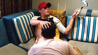 Mexican Twink's 2nd Oral job Today - He Keeps Coming Back!