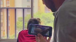 Twink Fucks His Straight Guy Bareback with His Girlfriend When His Is Not at Home