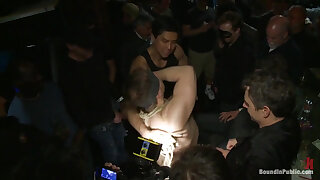 Gang Fucked on the Pool Table in Public