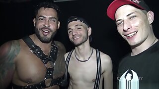 Dark Hermes fucked raw in a sling by Viktor Rom - BarebackBarcelona