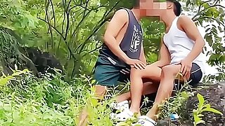 Duo Fag Asian Sumptuous Sucking Dick Outdoor