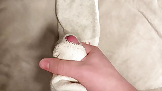 Jizz on my milky hanes ankle socks